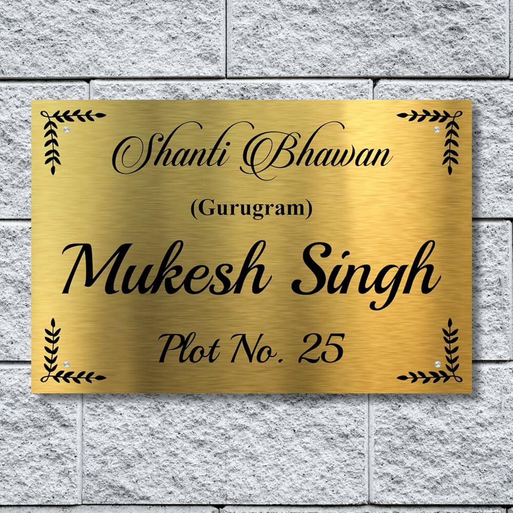 Acrylic Name Plate